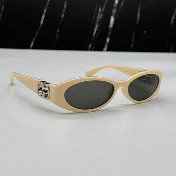 NEW GG1660S 004 GUCCI SHINY IVORY WOMEN GUCCI SUNGLASSES main image 8